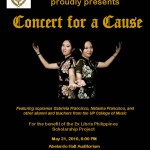Invitation to Concert For A Cause