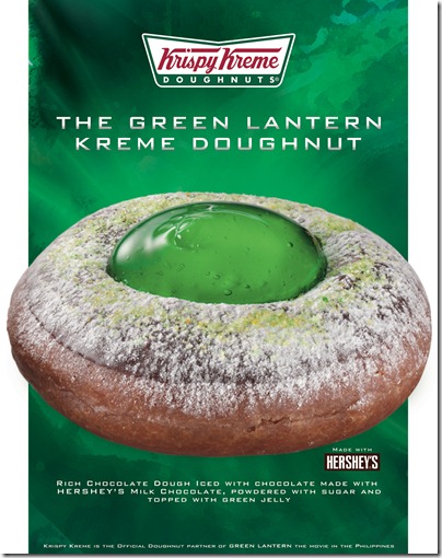 Krispy Kreme Introduces The Green Lantern Kreme Doughnut