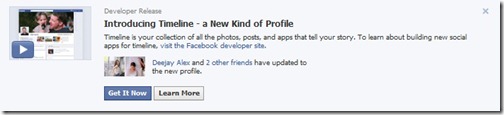 How to Get the New Facebook Timeline and Two Column Homepage instructions 7